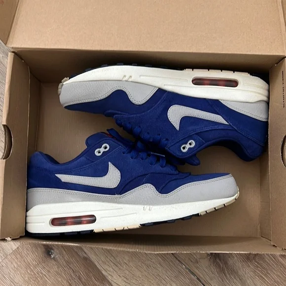 Shoes | Nike Air Max 1 Prm Blue Mens Size 9 | Poshmark display picture 2